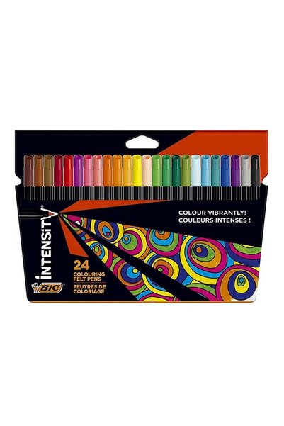 Bic Intensity 24-Piece Felt Tip Crayons /978035