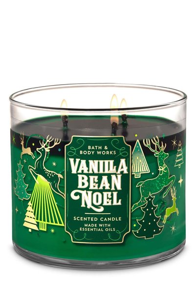 Bath & Body Works Vanilla Bean Noel 3-Wick Candle
