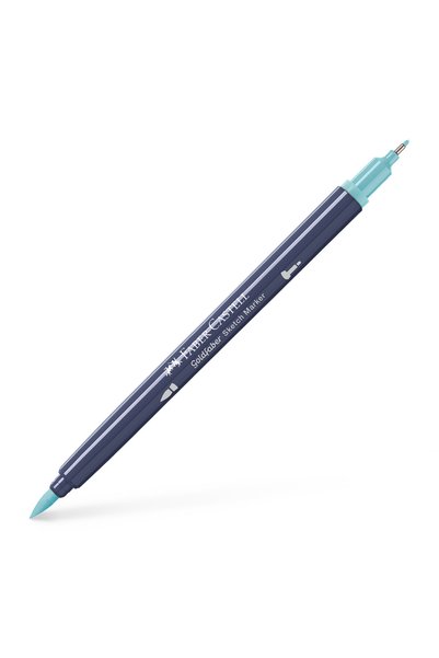 Faber Castell Marker pentru schițe cu 2 vârfuri, Turcoaz Vintage 311, Goldfab...