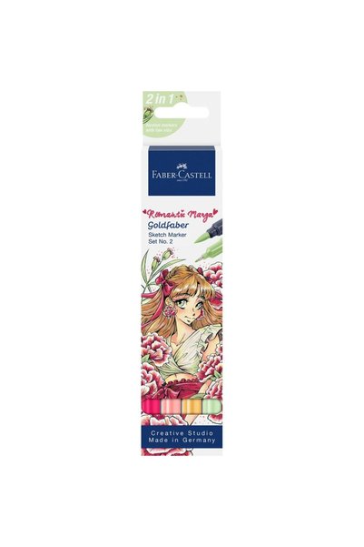 Faber Castell Set 4 piese Romantic Manga Sketch