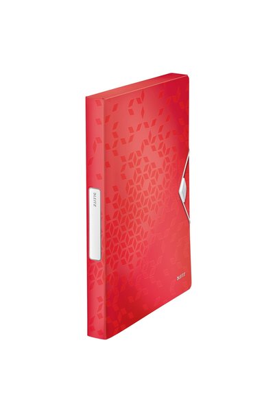 Leitz Plastic folder with gusset 30 mm red WOW