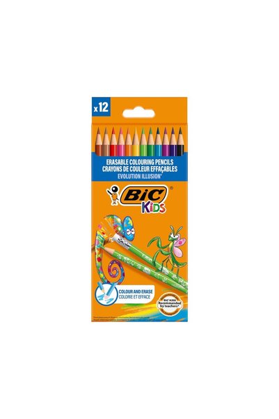 Bic Creioane colorate Evolution Illusion 2.8 mm 12 buc. Copii