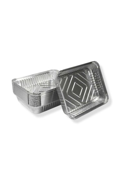Sofipex Caserola din aluminiu 729 ( 227 x 177 x 35 mm ), 100 buc/set