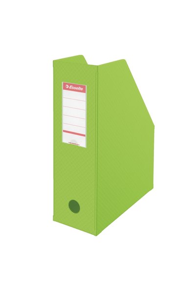 Esselte Suport de documente din plastic verde, pliabil, 10 cm