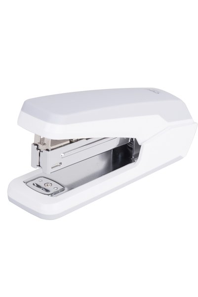 Deli STAPLER 25 SHEETS 24/6 HALF STRIP EFFORTLESS WHITE