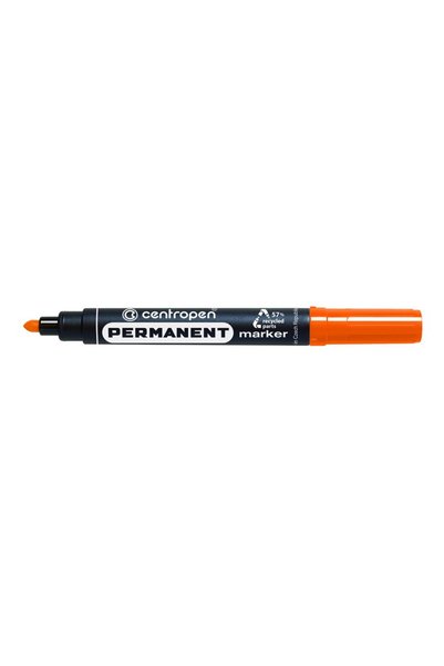 CENTROPEN Permanent Orange Marker Round Tip 2.5mm 8566