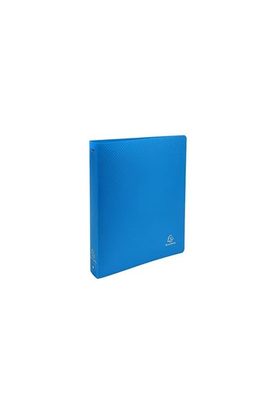 Exacompta Mechanical Notebook A4+ 4 Rings 30mm/40mm Flexible Cover Blue