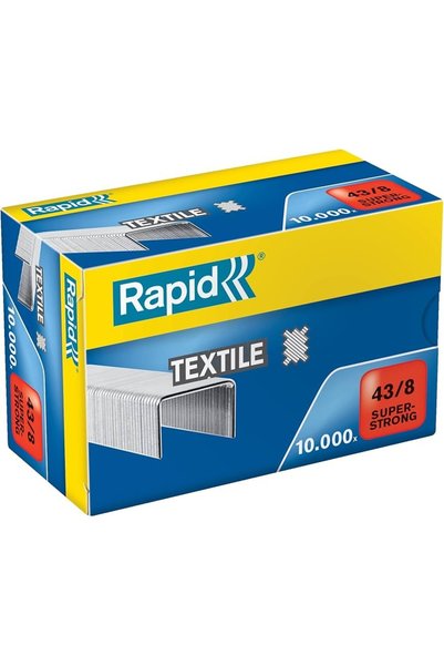 Rapid Agrafă textile 43/8 10000/cutie Super rezistentă
