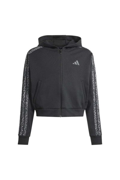 adidas Children's Jacket Hooded Casual Sports Hooded Jacket Jg an 3S ft Fz Kc...