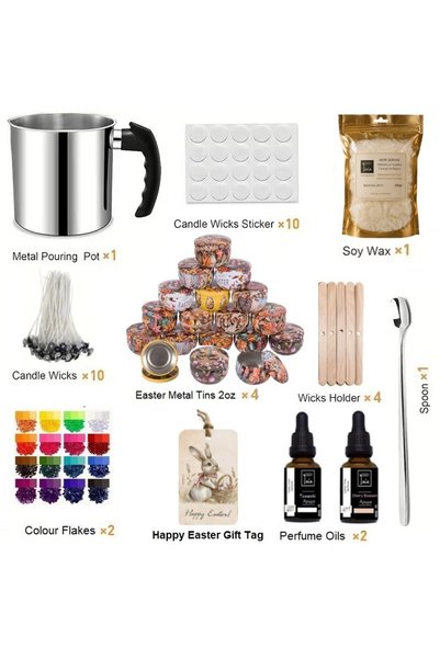 Gaia Πασχαλινό Set Candlemaking Starter Kit DIY - Κιτ Κατασκευής Κεριών & Δώρ...