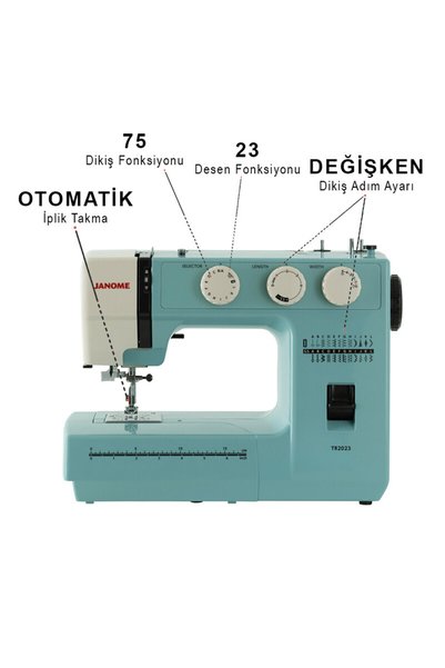Janome TR2023 Dikiş Nakış Piko Makinesi Ev Tipi