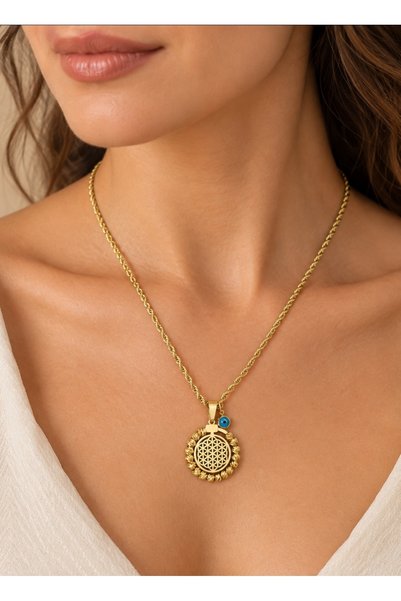 Anatolia Doric Flower of Life Symbol Necklace