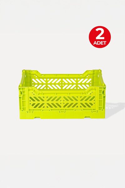 Aykasa 2 bucăți - Cutie pliabilă Minibox Acid Yellow 261710