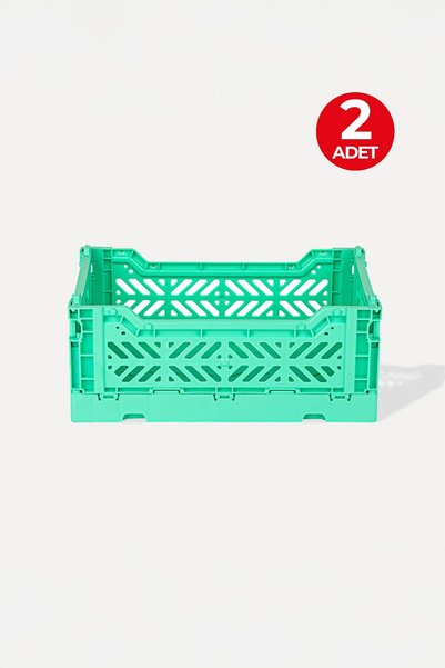 Aykasa 2 bucăți - Cutie pliabilă Minibox verde mentă 261710
