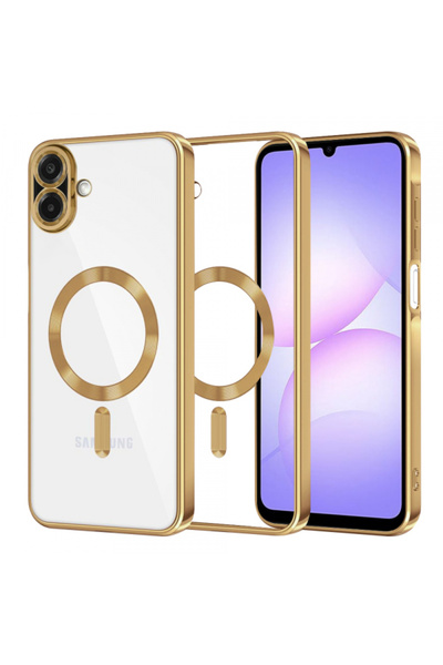 Techsuit Husă pentru Samsung Galaxy A07 4G, Lux Crystal MagSafe, argintiu - a...