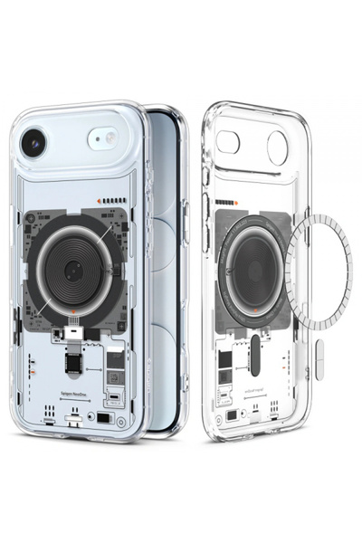 Spigen Husa MagSafe pentru iPhone 17 Air, Spigen, Ultra Hybrid Neo One, Trans...