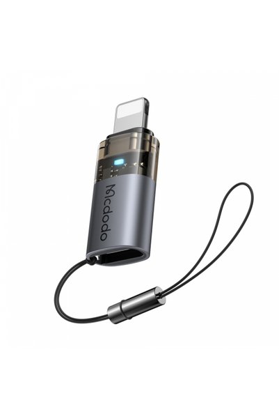 Mcdodo Adaptor Date si Incarcare USB-C - Lightning OT-7630, Negru