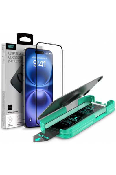 ESR Folie de protectie Ecran ESR Armorite pentru iPhone 16 Pro, Sticla Securi...