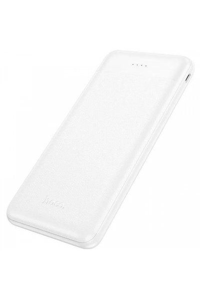 Hoco Baterie Externă J153 Stability, 10000mAh, 10W, 2 x USB-A, Alba