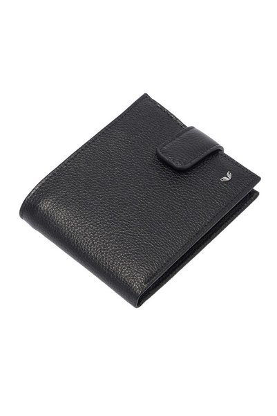 Tergan Black Genuine Leather Men's Wallet - S1Ce00001567-A6F