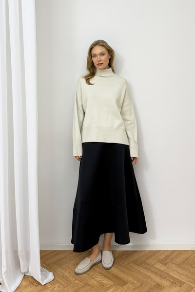 Melike Tatar High-Neck Knitwear Sweater 94-3065