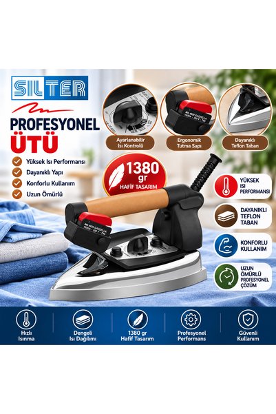 Silter “Gentle“ Buharlı El Ütüsü - Hafif Ütü - 1380 gr