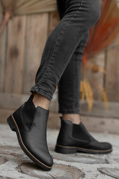 zege shoes أحذية تشيلسي شتوية للرجال