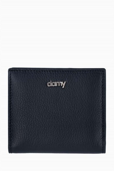 DAMY Hakiki Deri RFID Korumalı Kadın Mini Cüzdan 906 - Siyah