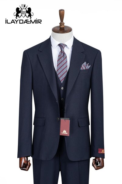 ilayda emir Slim Fit, 3 Piece Suit, Men's Classic Vest, Premium Fabric, Offic...