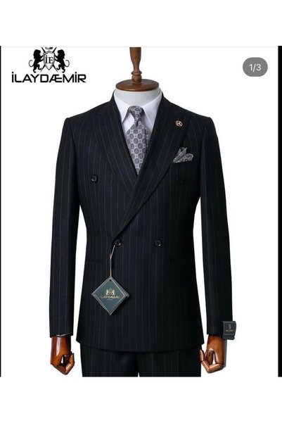 ilayda emir Italian Cut Double-Breasted Suit