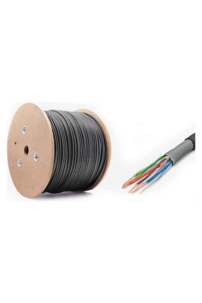 KEEPRO 80 meters outdoor cat6 cable 80 meters black ethernet cable outdoor
