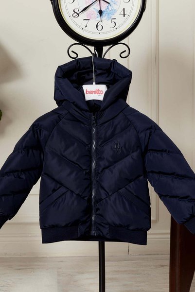 benitto kids معطف شتوي للأطفال الأولاد بغطاء رأس 51332