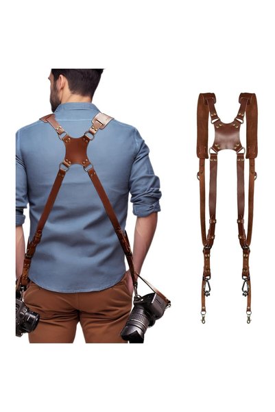 HERCHR Curea de transport cu design in X pentru doua camere, HERCHR, curea de...