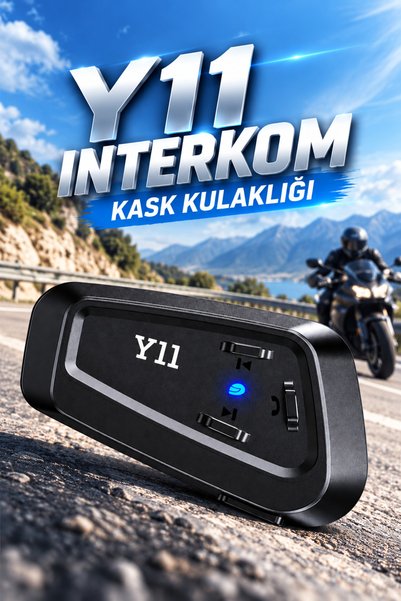 Abbruch Motosiklet Kask Bluetooth Kulaklık Su Geçirmez Y11 İntercom Kablosuz Kulaklık Yeni BT5.3