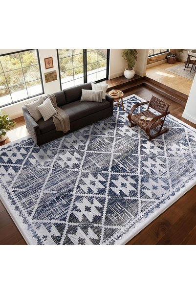 Generic Carpets & Rugs Washable Boho Carpet for Living Room Soft Area Rug Lar...