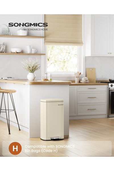 Talis Trash can Beige 34.8x29.7x63.3 cm