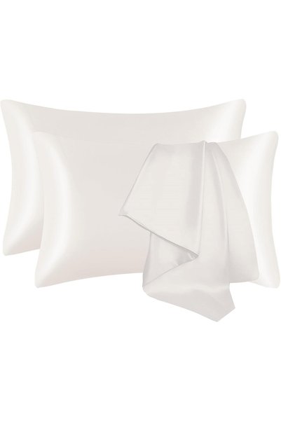 Generic Satin Pillow Cases 2 Pack, 20"x 30" Silk Satin Pillowcase for Hair an...