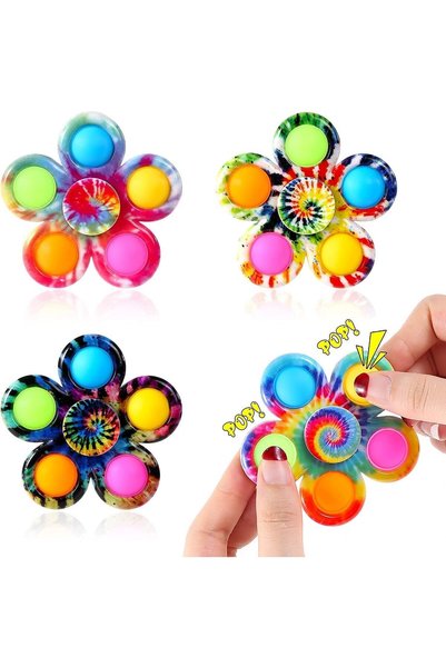Generic 4Pcs Fidget Spinners, Pop Sensory Fidget Toys for Kids, Stress Relief...