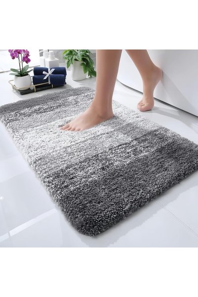 Generic 50x80cm Bathroom Rug Mat - Extra Soft & Absorbent Microfiber Bath Mat...