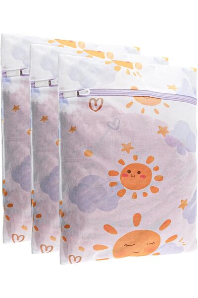 Generic 3Pcs Mesh Laundry Bag, Durable Laundry Bags with Premium Zipper, Wash...