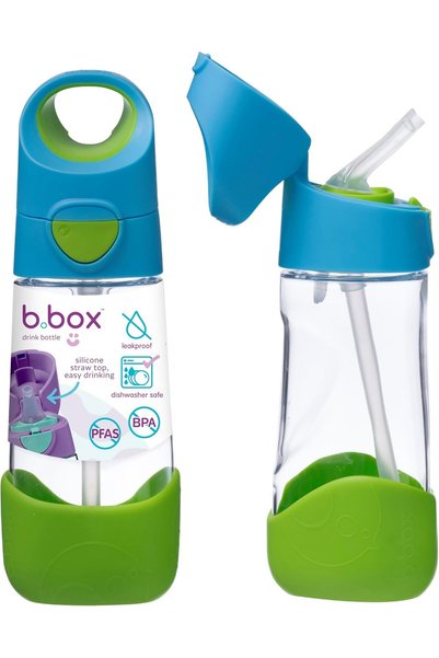 Generic 15oz Tritan Drink Bottle: Modern Water Bottle with Flip Straw for Tod...