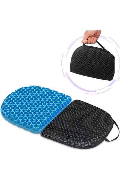 Generic وسادة مقعد صغيرة قابلة للطي 14×9.6×0.9 بوصة، وسادة مقعد محمولة من الج...