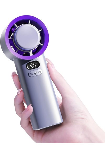 Generic Portable Handheld Turbo Fan,1-100 Speeds Personal Fans, Adjustable Re...
