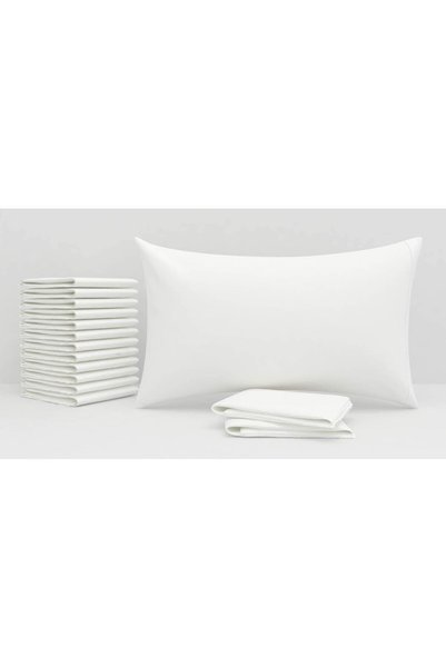 Generic 20 Pieces Disposable Pillow Cases, 32 x 20 Inches White Pillowfor Hot...