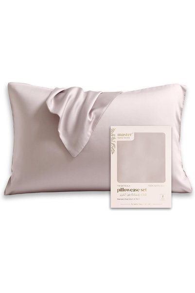 Generic MASTER Satin Silk Pillowcase for Hair and Skin, Cooling Satin Pillowc...