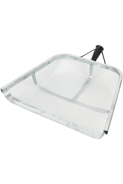 Generic Stainless Steel Sieve Shovel for Garden Soil Sand, 0.4cm Mesh Grain S...