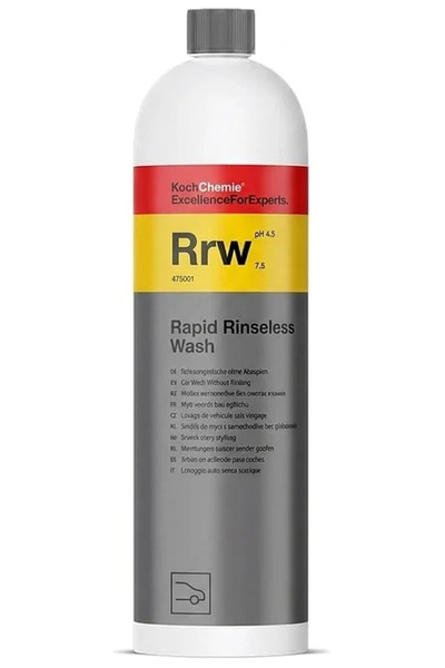 Koch Chemie RRW Rapid Rinseless Wash (Durulama Gerektirmeyen Araç Yıkama Şampuanı) 1Lt.