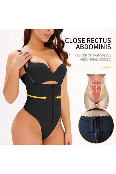 OEM Tanga modelatoare cu bretele pentru controlul abdomenului