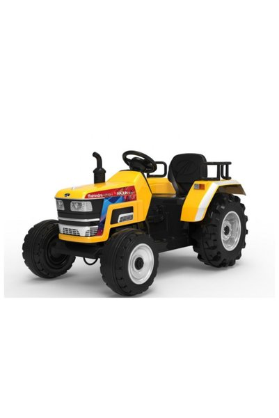 TEA Sports Tractor electric pentru copii cu roti mare BLAZIN (2788) Galben