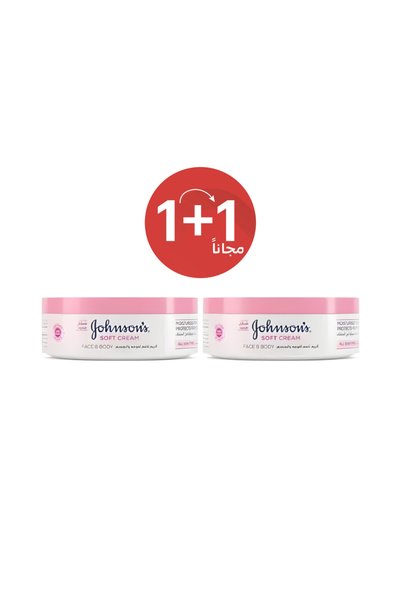Johnson 's Cream 300ml Soft Free 1+1 Moisturizer